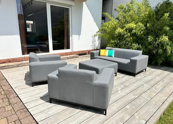 Wein & Wald Mit Gartensauna, Eigenem Garten, Landau Pfalz 度假居 *